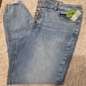 Maurices Light Blue High Rise Women's Jeans